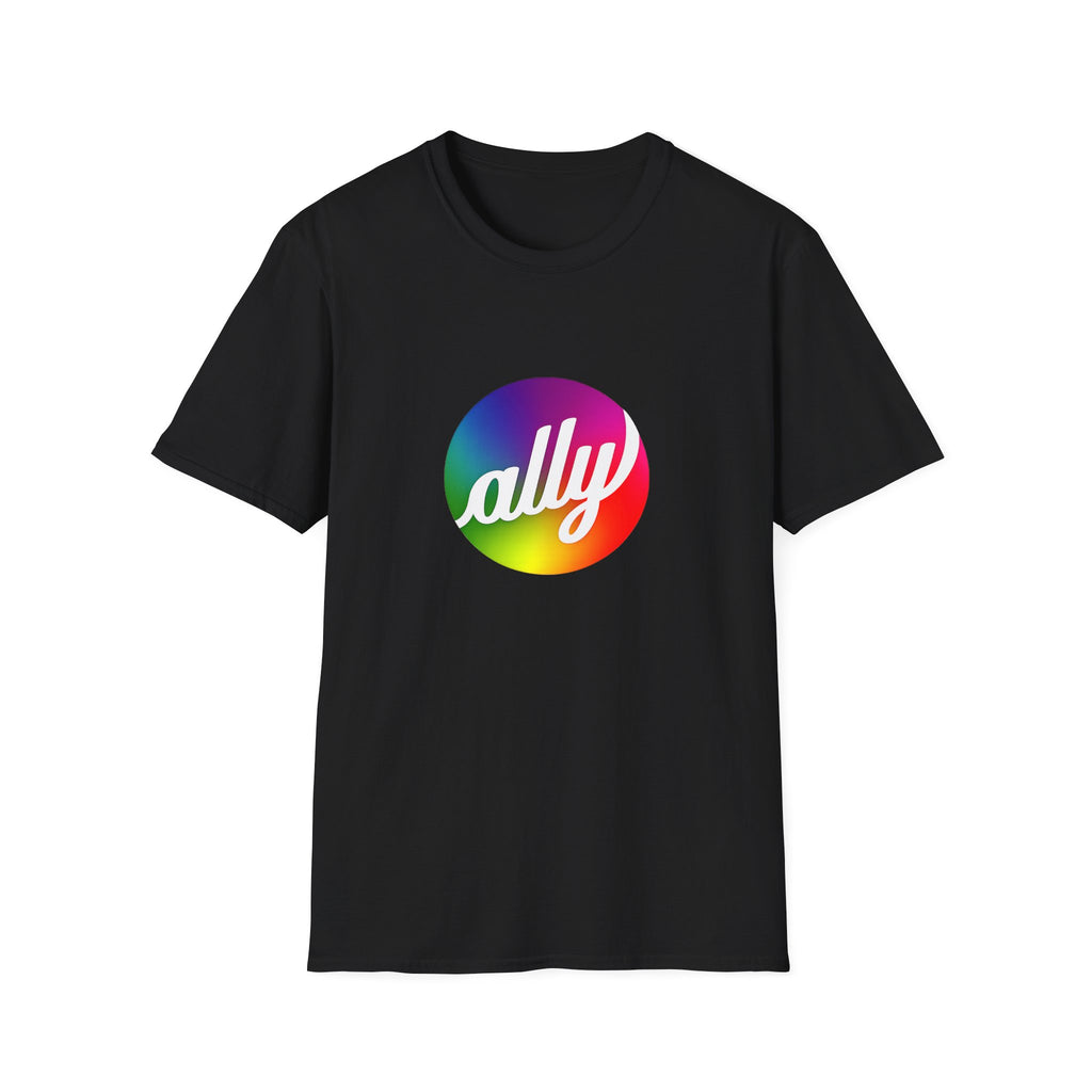 Ally Rainbow Pride T-Shirt — Inclusive LGBTQ+ Support Tee