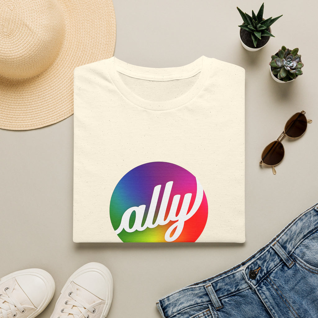 Ally Rainbow Pride T-Shirt — Inclusive LGBTQ+ Support Tee