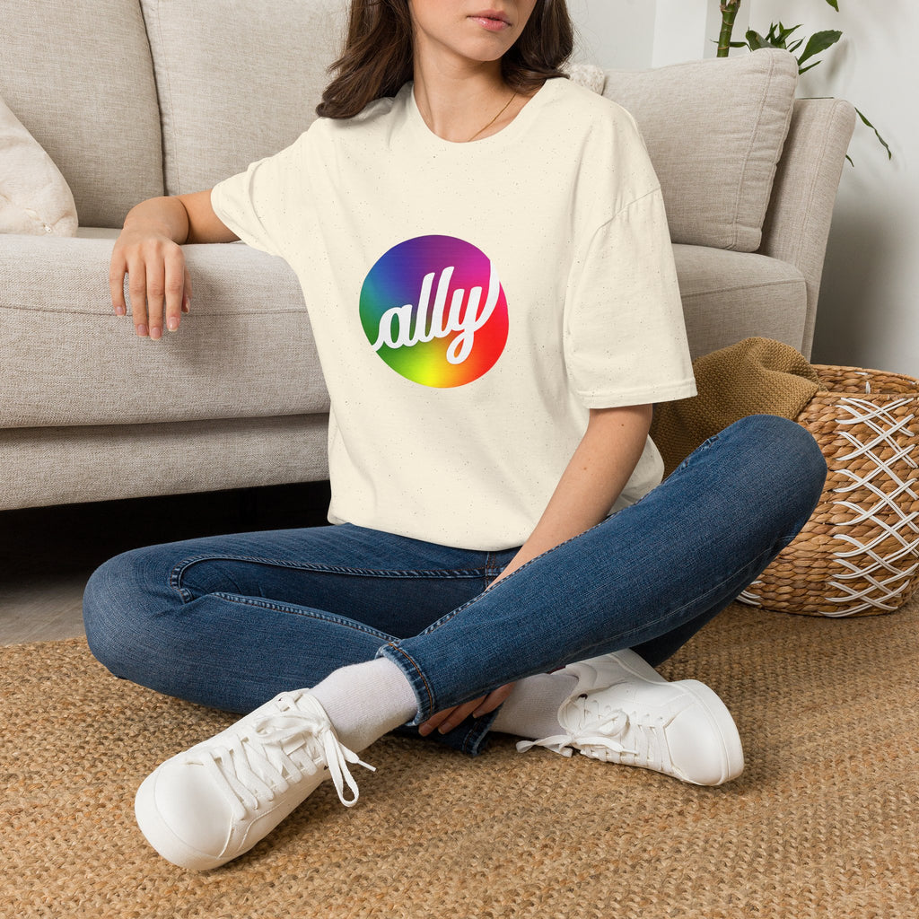 Ally Rainbow Pride T-Shirt — Inclusive LGBTQ+ Support Tee