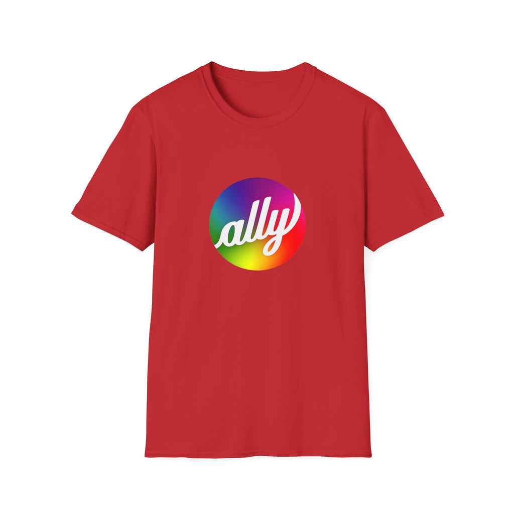 Ally Rainbow Pride T-Shirt — Inclusive LGBTQ+ Support Tee