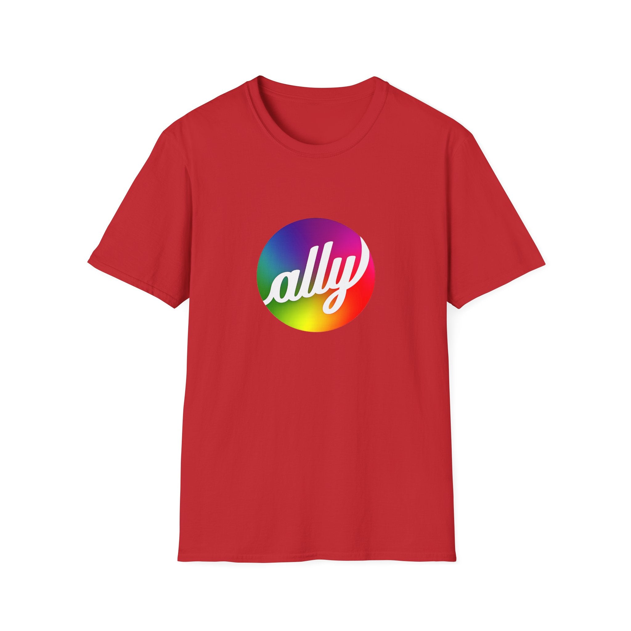 Ally Rainbow Pride T-Shirt — Inclusive LGBTQ+ Support Tee