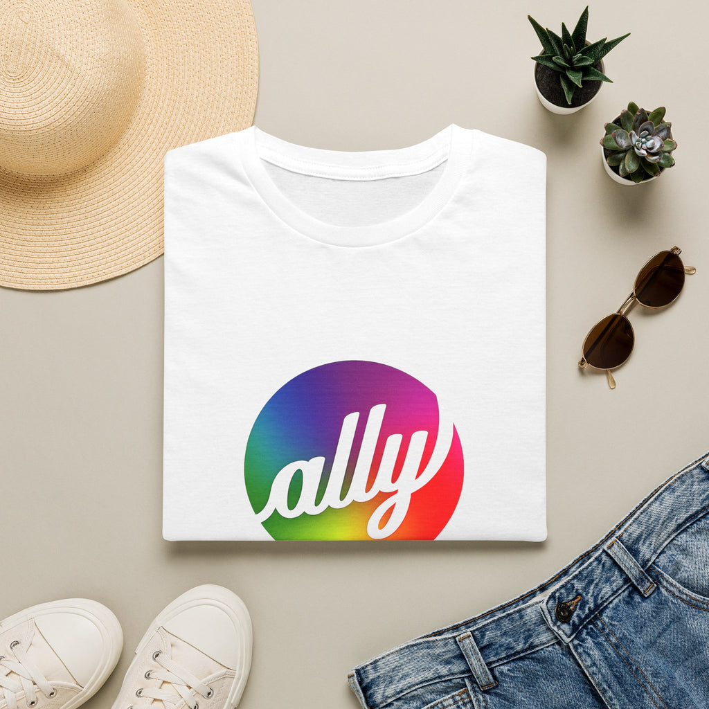 Ally Rainbow Pride T-Shirt — Inclusive LGBTQ+ Support Tee