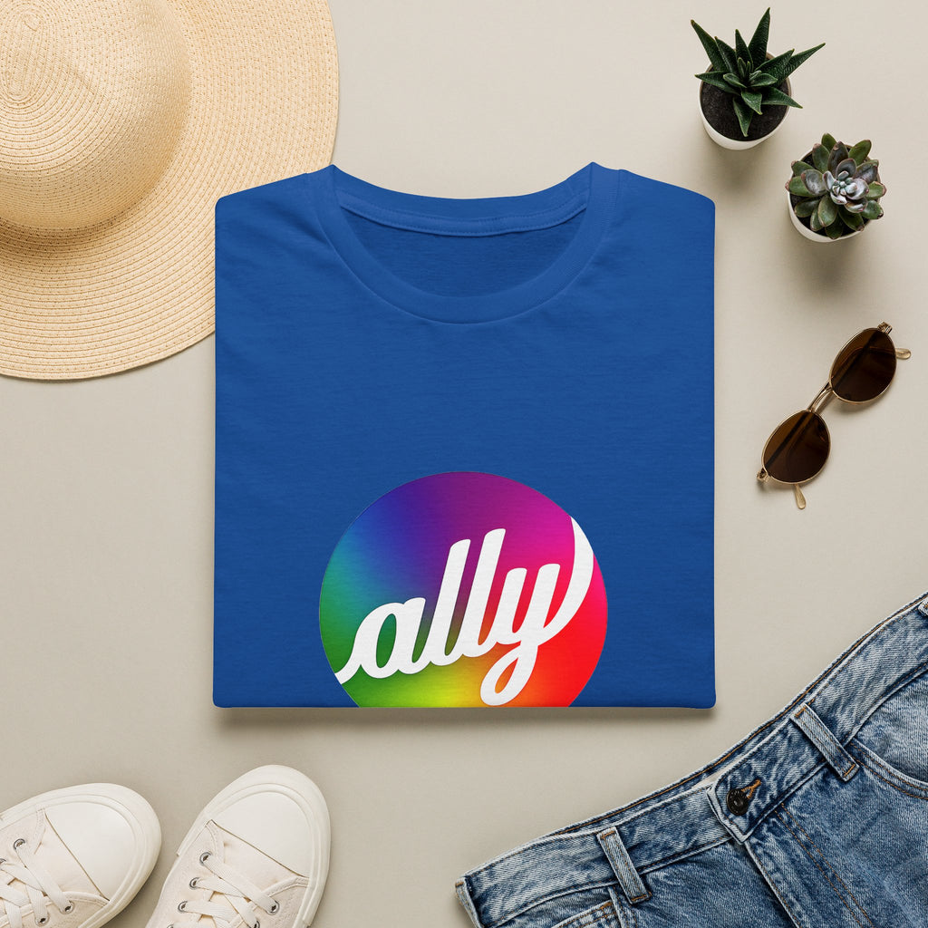 Ally Rainbow Pride T-Shirt — Inclusive LGBTQ+ Support Tee