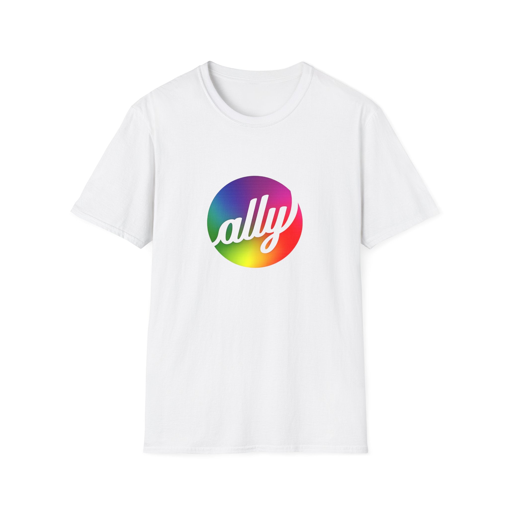 Ally Rainbow Pride T-Shirt — Inclusive LGBTQ+ Support Tee