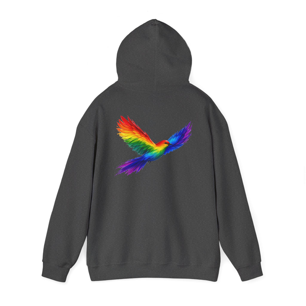 Equality Is Not Political Hoodie — Rainbow Phoenix Pride Sweatshirt