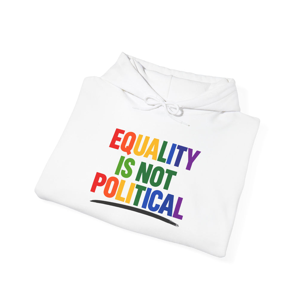 Equality Is Not Political Hoodie — Rainbow Phoenix Pride Sweatshirt