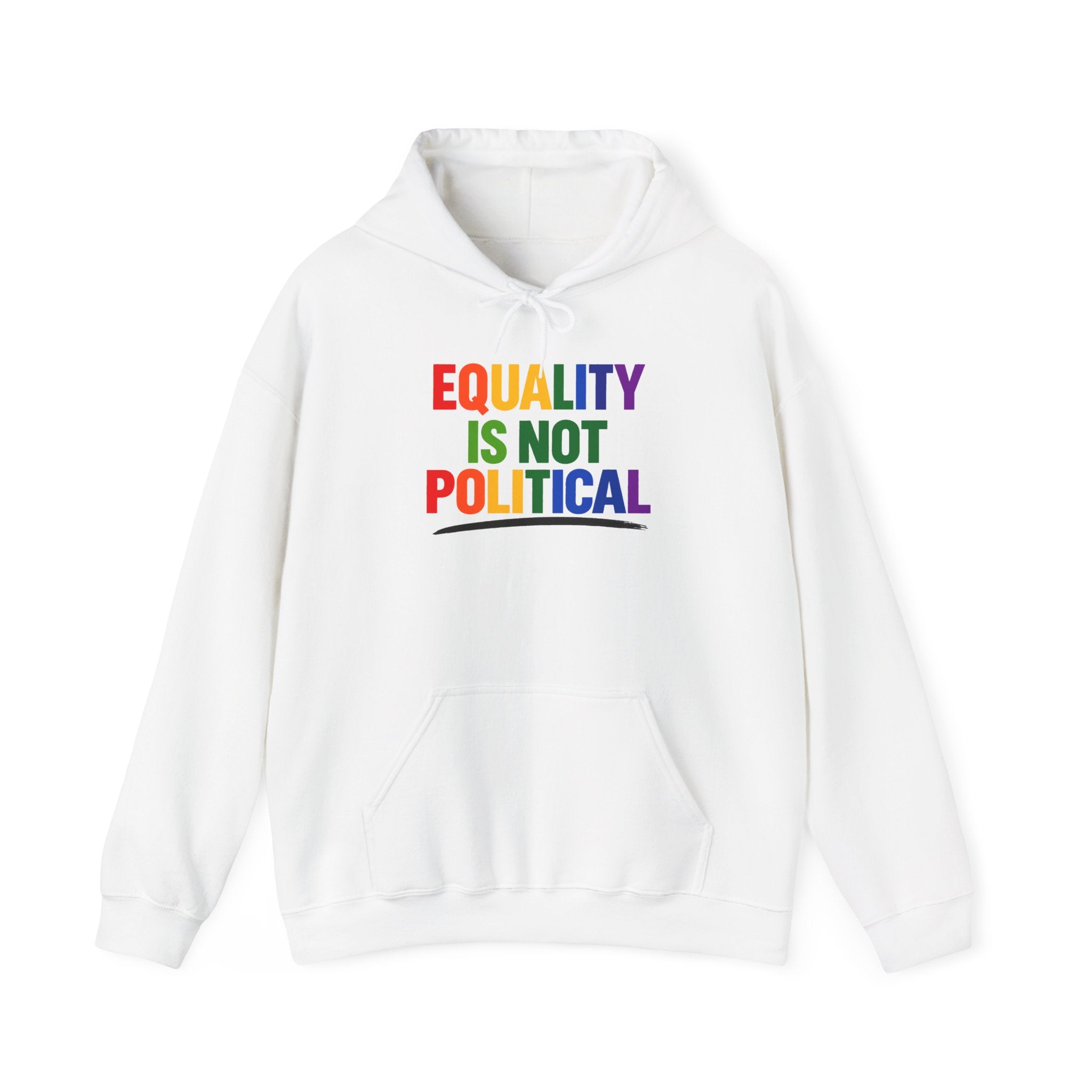 Equality Is Not Political Hoodie — Rainbow Phoenix Pride Sweatshirt
