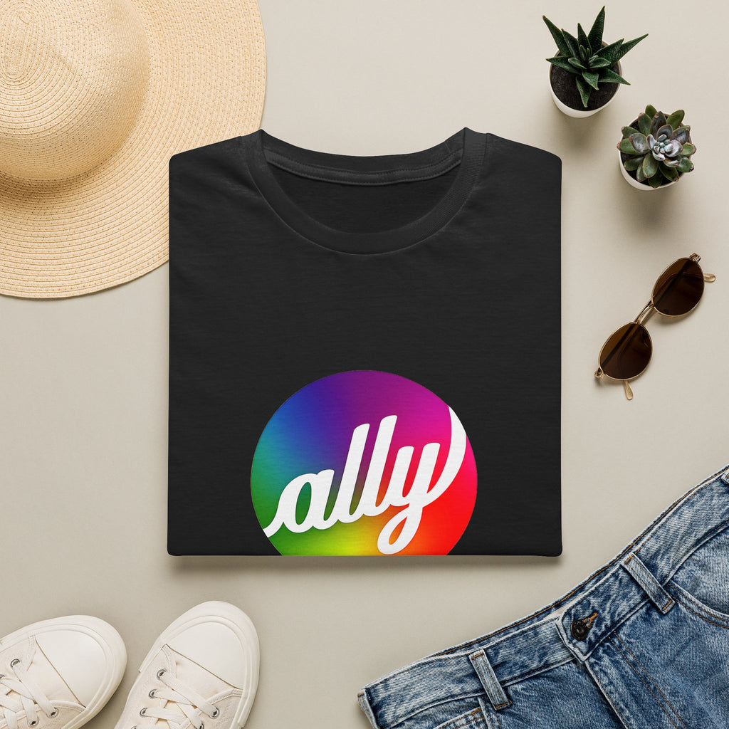 Ally Rainbow Pride T-Shirt — Inclusive LGBTQ+ Support Tee