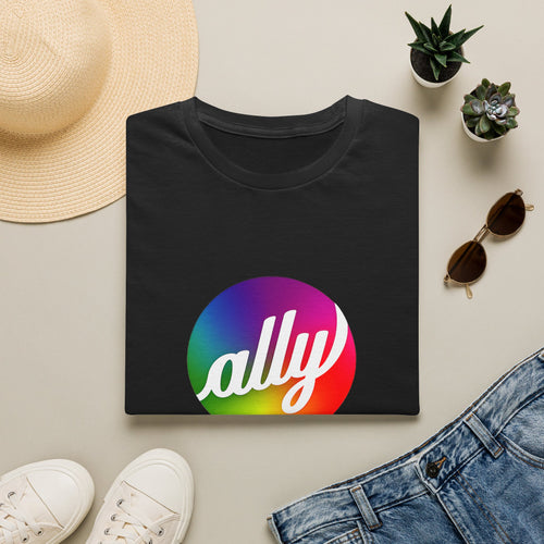 Ally Rainbow Pride T-Shirt — Inclusive LGBTQ+ Support Tee