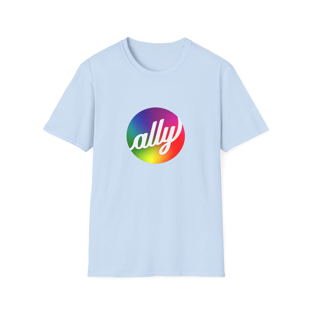 Ally Rainbow Pride T-Shirt — Inclusive LGBTQ+ Support Tee