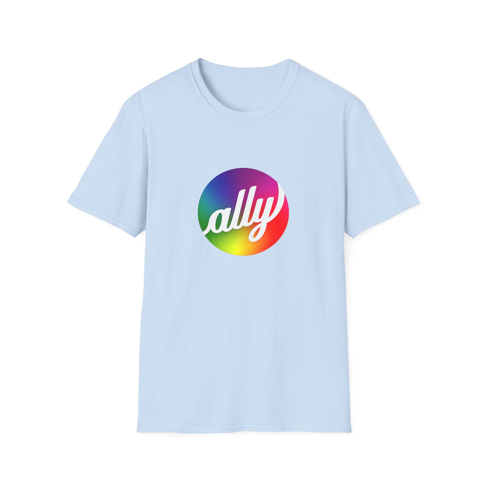 Ally Rainbow Pride T-Shirt — Inclusive LGBTQ+ Support Tee